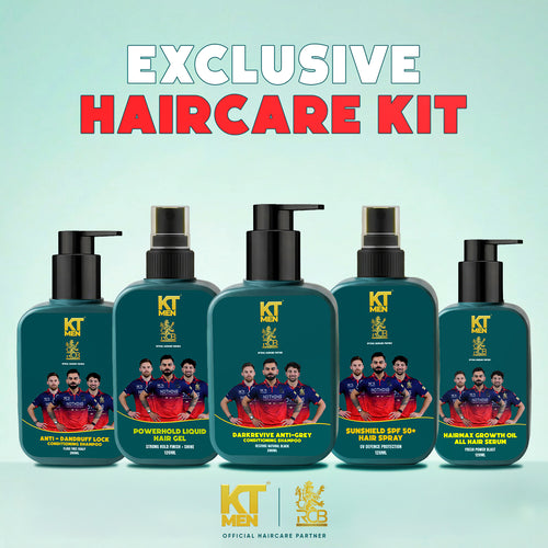 RCB Exclusive Haircare Kit | Anti-Dandruff, Hair Growth & Anti-Grey Solution (5 Products)