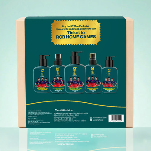 RCB Exclusive Haircare Kit | Anti-Dandruff, Hair Growth & Anti-Grey Solution (5 Products)