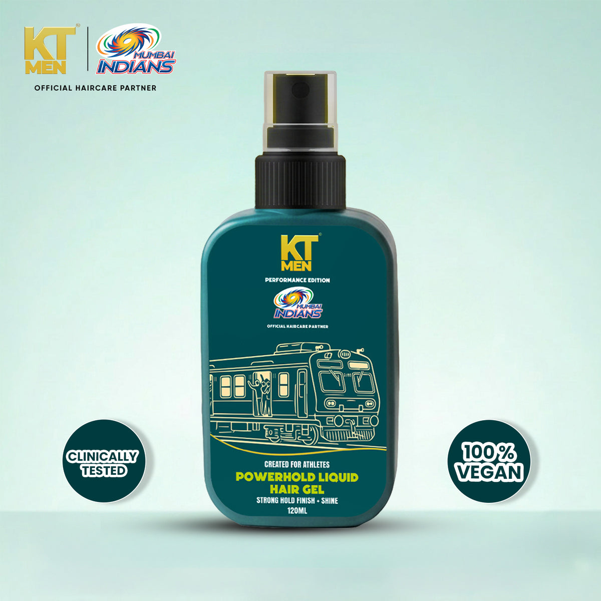 Power Hold Liquid Hair Gel - 120 ml (Mumbai Indians)