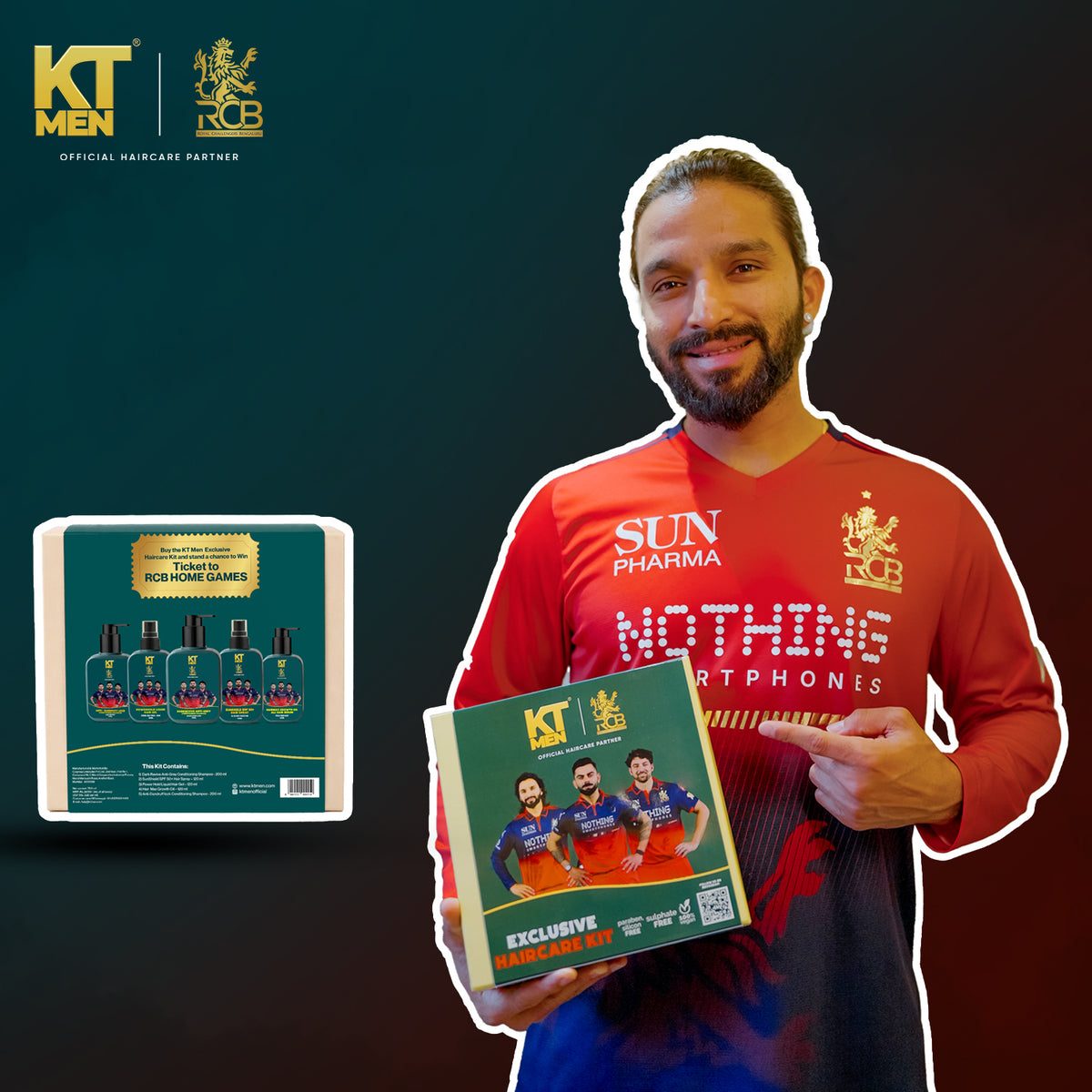 RCB Exclusive Haircare Kit | Anti-Dandruff, Hair Growth & Anti-Grey Solution (5 Products)